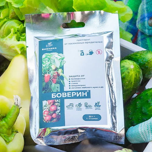 Боверин 50г от насекомых вредителей (Бионика)