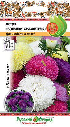 Астра Большая хризантема смесь однолетник (НК)