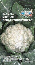 Капуста цветная Белая головушка 0,5г (Седек)