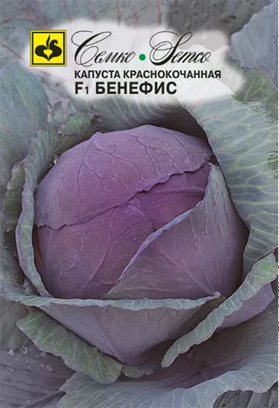 Капуста краснокочанная Бенефис F1 0,2г (Семко)