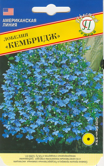 Лобелия Кембридж однолетник 0,05г (Престиж)