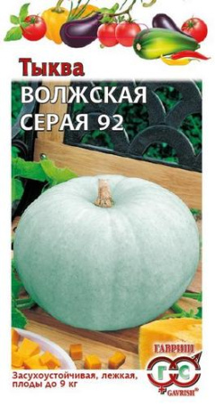 Тыква Волжская серая 92 2г (Гавриш)