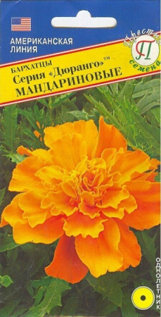 Бархатцы ДЮРАНГО Мандариновые однолетник 10шт (Престиж)