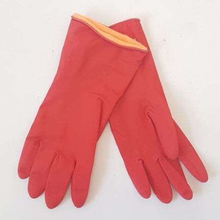 Перчатки резиновые высокие с утеплением (10шт) (Сиб Сад)